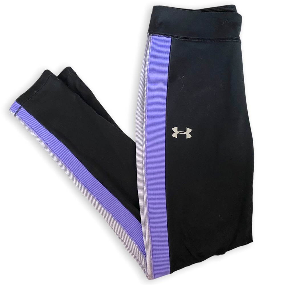 Under Armour Purple and Black Leggings
